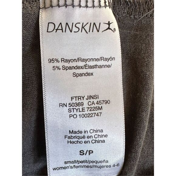 Danskin Open Front Dark Grey Duster Cardigan Sz Small - Picture 5 of 8